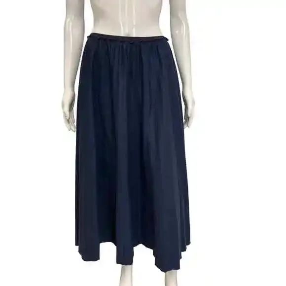 Valentino navy top pleated skirt